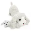 Image de Peluche Enfant Chien Chien Gris Clair