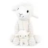 Image de Peluche Mouton Maman Et Son Bébé Blanc Blanc