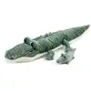 Image de Peluche Crocodile Maman Et Son Bébé Vert
