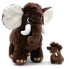 Image de Peluche Mammouth Papa Et Son Bébé Marron