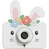 Image de Appareil Photo Lapin Des Fleurs Blanc, Rose, Vert
