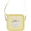 Image de Sac Pour Appareil Photo En Silicone Lapin Des Fleurs Jaune, Blanc, Bleu