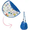 Image de Tapis De Jeu 2 En 1 Noomad Organic Soft Puce Et Pilou Moulin Roty Blanc, Bleu, Jaune