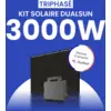 Image de Kit solaire 3000W DualSun Triphasé   Micro-onduleurs QT2