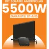 Image de Kit solaire  5500Wc Amerisolar - Micro-onduleur TSUN