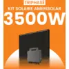 Image de Kit solaire triphasé 3500W Amerisolar 500Wc   Micro-onduleur APSYSTEMS QT2