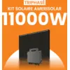 Image de Kit solaire triphasé 11000W Amerisolar 500Wc   Micro-onduleur APSYSTEMS QT2