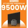 Image de Kit solaire triphasé 9500W Amerisolar 500Wc   Micro-onduleur APSYSTEMS QT2