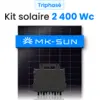 Image de Kit solaire 2400W MK-Sun Triphasé   Micro-onduleurs QT2