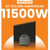 Image de Kit solaire triphasé 11500W Amerisolar 500Wc   Micro-onduleur APSYSTEMS QT2