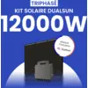 Image de Kit Solaire 12000W DualSun Triphasé - Micro onduleurs QT2