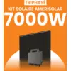 Image de Kit solaire triphasé 7000W Amerisolar 500Wc   Micro-onduleur APSYSTEMS QT2