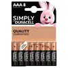 Image de Lot De 8 Piles Duracell Simply Aaa
