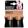 Image de Lot De 2 Piles Duracell Simply C - Lr14