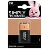 Image de Pile Duracell Simply 9v X1 - 6lr61