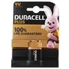 Image de Pile DURACELL PLUS POWER 9V 6LR61/MN1604 x 1u