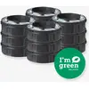 Image de Lot de 12 recharges pour poubelles à couches Tec et Twist & Click Sangenic en plastique recyclé gris