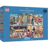 Image de 4 Puzzles - Trevor Mitchell - Magic of Christmas 500 Pièces Gibsons
