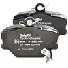 Image de DELPHI LP1465 Jeu de plaquettes de frein avec tôle anti-bruit, avec accessoires