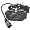 Image de DELPHI LP1541 Jeu de plaquettes de frein contact de signal d'usure inclus, avec tôle anti-bruit, avec accessoires