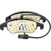 Image de DELPHI LP3152 Jeu de plaquettes de frein contact de signal d'usure inclus, avec tôle anti-bruit, avec accessoires