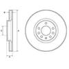 Image de DELPHI BG3770C Disque de frein ventilé, revêtu
