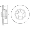 Image de DELPHI BG4458C Disque de frein ventilé, revêtu, à haute teneur en carbone