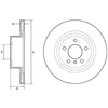 Image de DELPHI BG4644C Disque de frein ventilé, revêtu, à haute teneur en carbone
