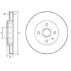 Image de DELPHI BG4647C Disque de frein ventilé, revêtu