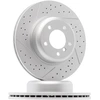 Image de DELPHI BG9235C Disque de frein Essieu avant, rainuré/perforé, revêtu, à haute teneur en carbone
