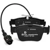 Image de DELPHI LP3917 Jeu de plaquettes de frein contact de signal d'usure inclus, avec tôle anti-bruit, sans accessoires