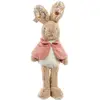 Image de Peluche Pierre Lapin Rose, Marron, Écru