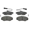 Image de FERODO FDB563 Jeu de plaquettes de frein contact de signal d'usure inclus, avec vis d'étrier de frein, avec accessoires