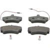Image de FERODO FDB880 Jeu de plaquettes de frein contact de signal d'usure inclus, avec vis d'étrier de frein, avec accessoires
