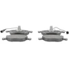 Image de FERODO FDB1134 Jeu de plaquettes de frein contact de signal d'usure inclus, avec clip de piston, sans accessoires