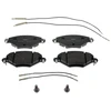 Image de FERODO FDB1411 Jeu de plaquettes de frein contact de signal d'usure inclus, avec vis d'étrier de frein, avec accessoires