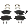 Image de FERODO FDB1662 Jeu de plaquettes de frein contact de signal d'usure inclus, avec vis d'étrier de frein, avec accessoires