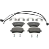 Image de FERODO FDB1408 Jeu de plaquettes de frein contact de signal d'usure inclus, avec vis d'étrier de frein, avec accessoires