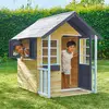 Image de Maisonnette Modulable Jacinthes Bois Fsc® Marron - Gris Anthracite - Bla