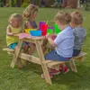 Image de Table Pique-nique Pour Enfant Forestiere Bois Fsc® Marron