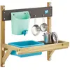 Image de Cuisine D'extérieur Pour Enfant Early Fun Bois Fsc® Marron - Bleu - Noir