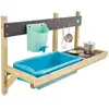 Image de Cuisine D'extérieur Pour Enfant Fun Bois Fsc® Marron - Bleu - Noir