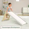 Image de Toboggan Pliable Montessori Bois Fsc® Marron - Blanc