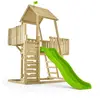 Image de Aire De Jeux Tour Et Toboggan Kingswood Bois Fsc® Marron - Vert