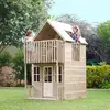 Image de Maisonnette Cabane Loft Bois Fsc® Marron