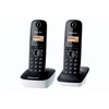 Image de Panasonic KX-TG1612 Téléphone DECT Identification de l'appelant Noir, Blanc - Excellent état en occasion ou reconditionné
