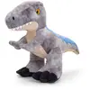 Image de Peluche Dino Vélociraptor 38cm 100% Recyclée Gris