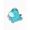 Image de Pin's licorne bleu Unipin Mount'n Peak