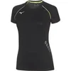 Image de T-shirt femme premium Mizuno JPN Noir XS U2EA720209