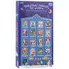 Image de 24 Puzzles De 50 Pièces - Calendrier De L'avent Noël À Travers La Fenêtre Bleu